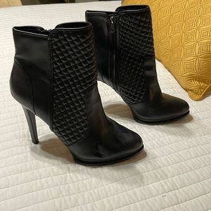 Super cute black 4 inch ankle boots.